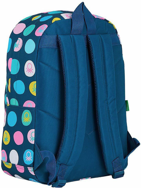 Benetton School Bag Backpack Elementary, Elementary Blue