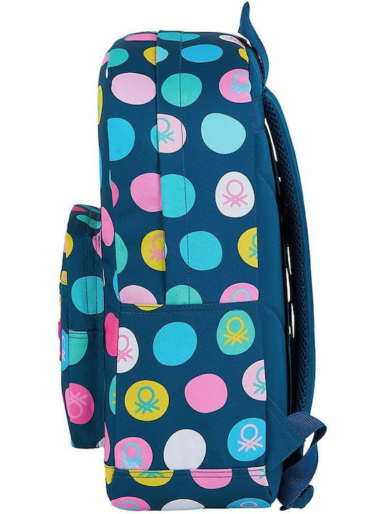 Benetton School Bag Backpack Elementary, Elementary Blue