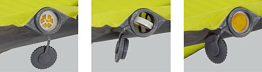 High Peak Oregon L Self-Inflating Single Camping Sleeping Mat 195x60cm Thickness 5cm in Yellow color