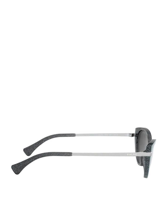 Ralph Lauren Damen Sonnenbrille mit Schwarz Gestell und Schwarz Spiegel Linse PH5266 58406G