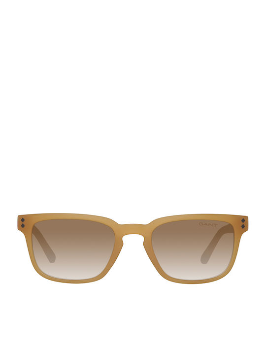 Gant Men's Sunglasses with Yellow Acetate Frame GA7080 40E