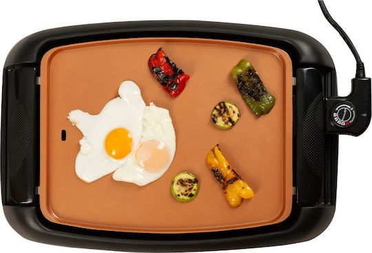 Hausberg Hausberg HB 535 Tabletop Electric Grill Smooth Plate 1250W with Adjustable Thermostat