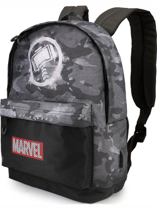 Karactermania Thor Hammer School Bag Backpack Junior High-High School in Black color