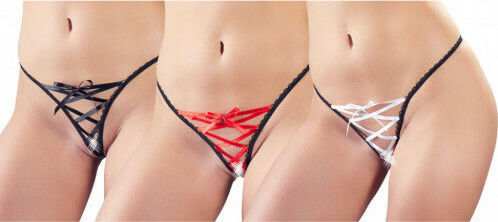 Mandy Mystery Laced Women's Thong Set Multicolour