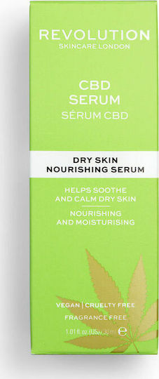 Revolution Beauty Serum CBD pentru Fata pentru Hrănitor 30ml