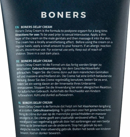Boners Delay Επιβραδυντική Κρέμα για Άνδρες 100ml