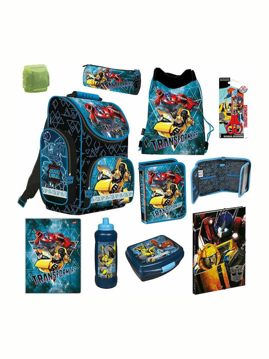 Familando Transformers Schulranzen Rucksack Grundschule, Grundschule Mehrfarbig