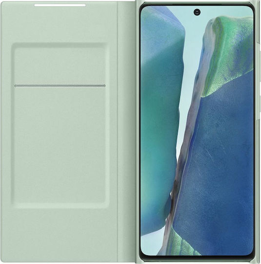 Samsung Led View Cover Book Synthetic Leather Turquoise (Galaxy Note 20)