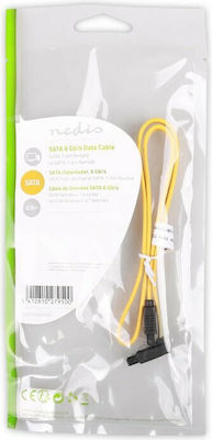 Nedis 7-Pin SATA III to 7-Pin SATA III Cable 50cm Yellow (CCGP73260YE05)