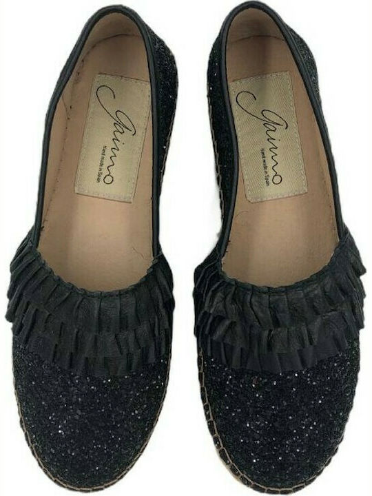 Gaimo Diana Damen Espadrilles in Schwarz Farbe