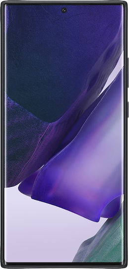 Samsung Leather Cover Umschlag Rückseite Leder Schwarz (Galaxy Note 20 Ultra)
