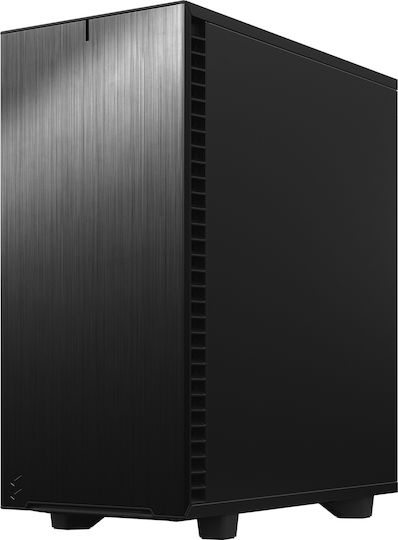 Fractal Design Define 7 Compact Light Tempered Glass Gaming Midi Tower Κουτί Υπολογιστή με Πλαϊνό Παράθυρο Μαύρο
