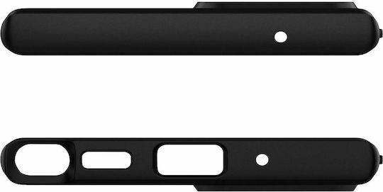Spigen Rugged Armor Back Cover Σιλικόνης 2mm Μαύρο (Galaxy Note 20 Ultra)