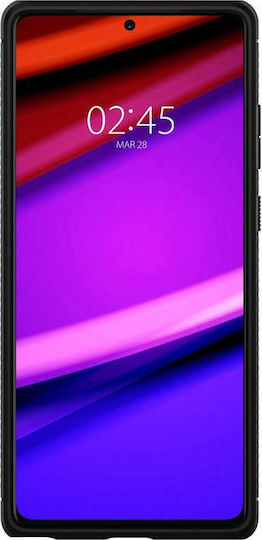 Spigen Rugged Armor Back Cover Σιλικόνης 2mm Μαύρο (Galaxy Note 20)