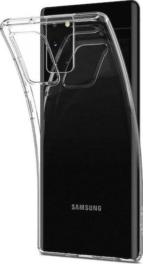 Spigen Liquid Crystal Back Cover Σιλικόνης Διάφανο (Galaxy Note 20)