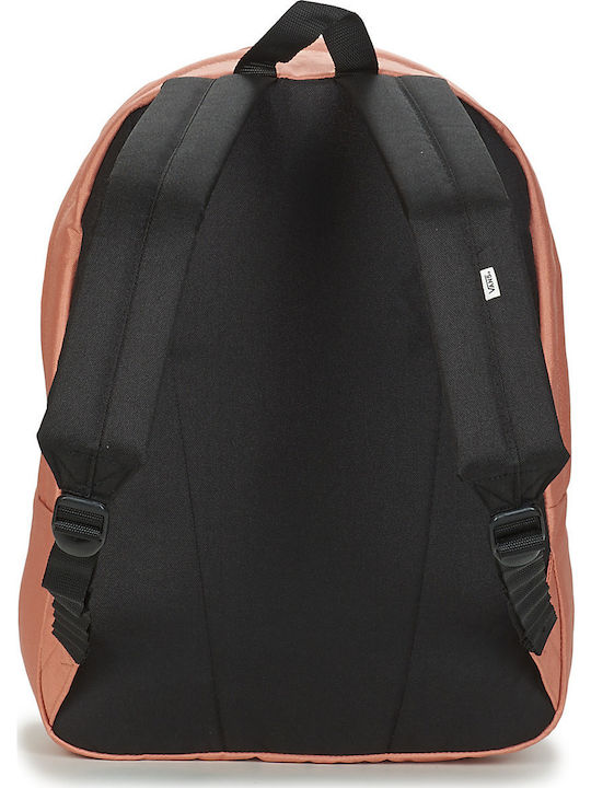 Vans Realm Backpack Σχολική Τσάντα Πλάτης Γυμνασίου - Λυκείου σε Ροζ χρώμα 22lt