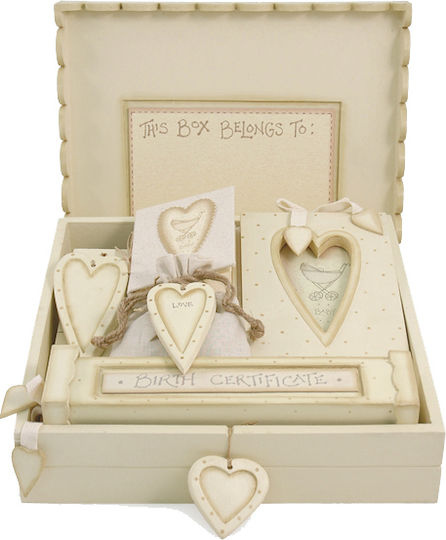 Synchronia Baby Keepsake Gift Set Box of Birth Memories