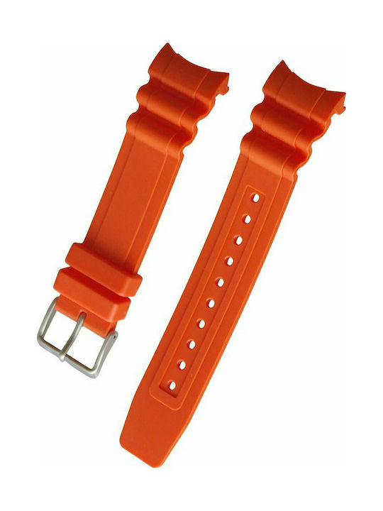 Citizen Rubber Strap Orange 23mm