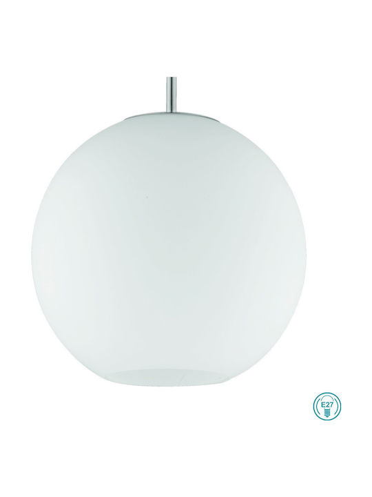 Trio Lighting Moon Pendant Lamp E27 White