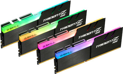 G.Skill Trident Z RGB 128GB DDR4 RAM with 4 Modules (4x32GB) and 3600 Speed for Desktop