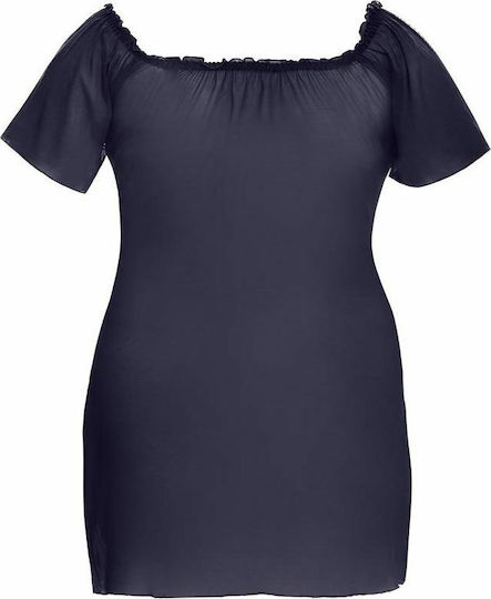 Anais Apparel Venea Plus Size Babydoll Black