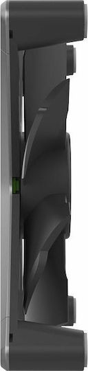 Inter-Tech ALSEYE X12 Case Fan 120mm (1200rpm / 42.2cfm) with RGB Lighting and 6-Pin Gray Connection