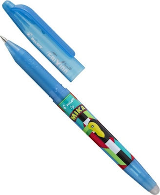 Pilot Frixion Ball Mika Limited Edition Pen Gel 0.7mm with Light Blue Ink