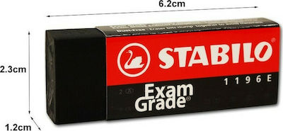 Stabilo Eraser for Pencil and Pen Exam Grade 1pcs Black