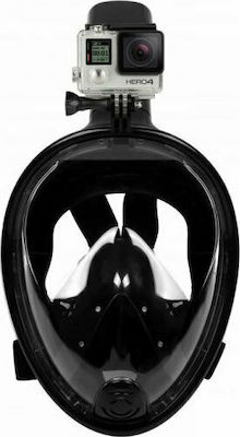 Full Face Diving Mask Set with Respirator Full Face S/M S/M Black