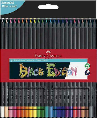 Faber-Castell Black Edition SuperSoft Pencils Set 12pcs