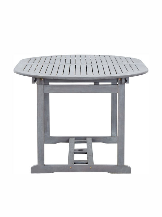 Tisch Ausziehbar Gray 150x100x74cm