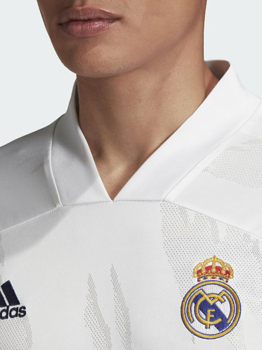 Real Madrid 20/21 Home Tricou Echipament Sportiv de Fotbal Bărbătesc
