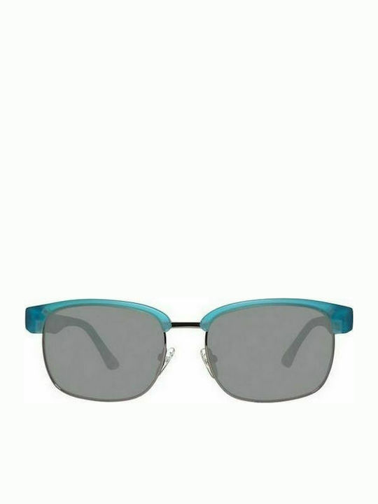 Gant Men's Sunglasses with Turquoise Plastic Frame and Gray Lens GRS2004 MBL-3