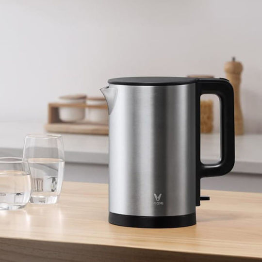 Viomi Kettle Βραστήρας 1.5lt 1800W Ασημί