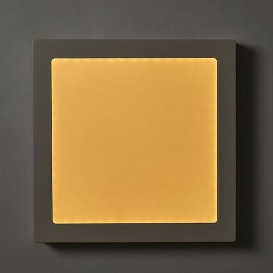 Nedis Platz Draußen LED Panel 18W mit Kaltweiß Licht 6500K