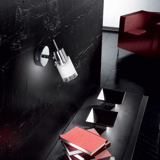 Ideal Lux Elis Μονό Σποτ με Ντουί E14 σε Ασημί Χρώμα
