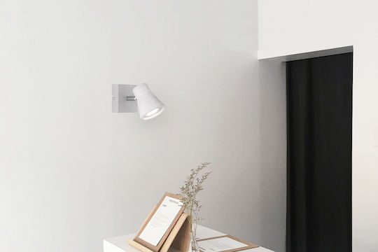 Trio Lighting Antony Единично Спот с Цокъл GU10 в Сребрист Цвят