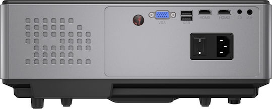 Conceptum RD-826 Projektor DLP Full HD LED Lichtquelle mit Wi-Fi (Eingebaut) und Eingebauten Lautsprechern