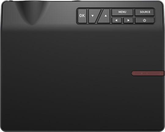 Conceptum RD-826 Projektor DLP Full HD LED Lichtquelle mit Wi-Fi (Eingebaut) und Eingebauten Lautsprechern