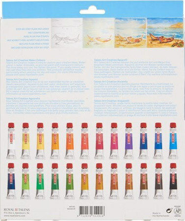 Royal Talens Water Colour Set Acuarele Multicolore 12ml 24buc