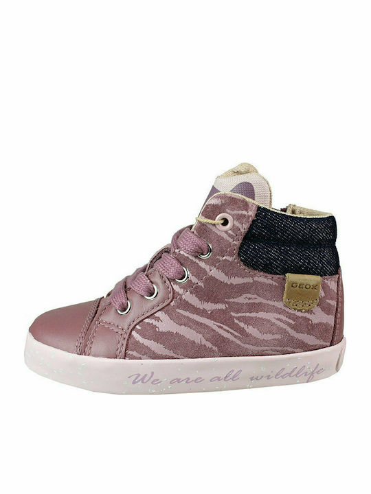 Geox Kinder-Sneaker Hoch Kilwi Anatomisch Rosa