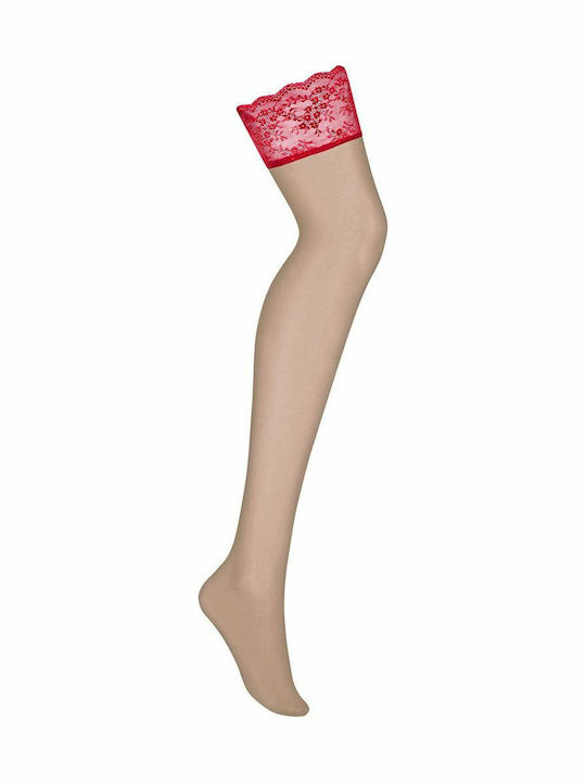Lovica Stockings Γυναικεία Καλτσάκια 15 Den Κίτρινα Floral