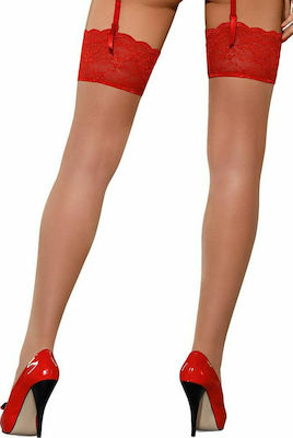 Obsessive Lovica Stockings Red
