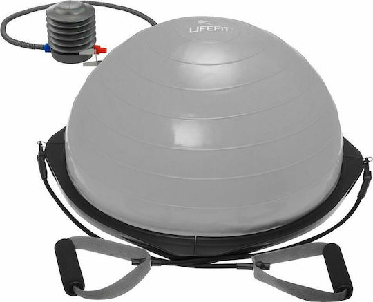 Lifefit Μπάλα Ισορροπίας Μαύρη με Διάμετρο 58cm