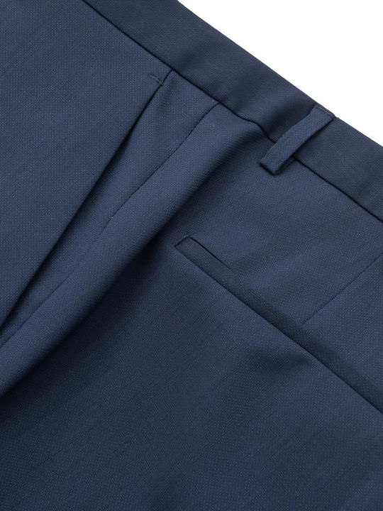 Hesten204 Trousers Suit in Slim Fit Navy Blue