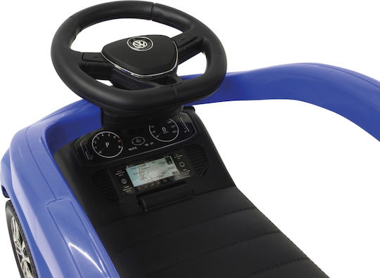 Jamara Push Car VW T Roc Lauflernhilfe Auto Ride On mit Griff für 12++ Monate 460462 Blau