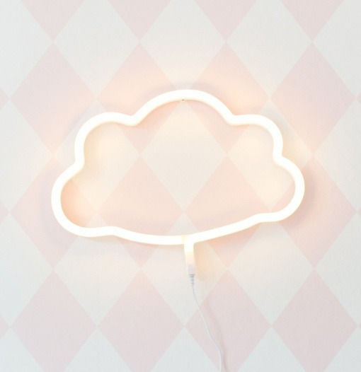 A Little Lovely Company Παιδικό Φωτιστικό Τοίχου Πλαστικό Cloud Κίτρινο