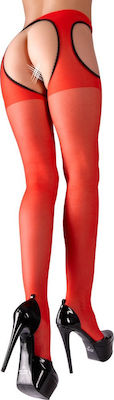 Cottelli Collection Sex Stockings Red