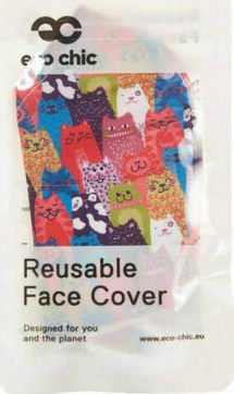 Eco Chic Face Cover Stacking Cats 1τμχ