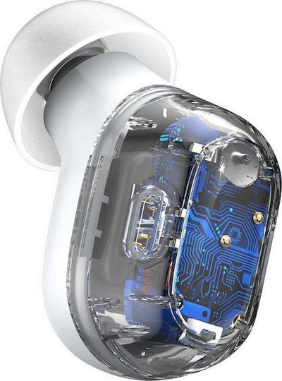 Baseus WM01 In ear Bluetooth хендсфри Слушалки с Кутийка за Зареждане Бял